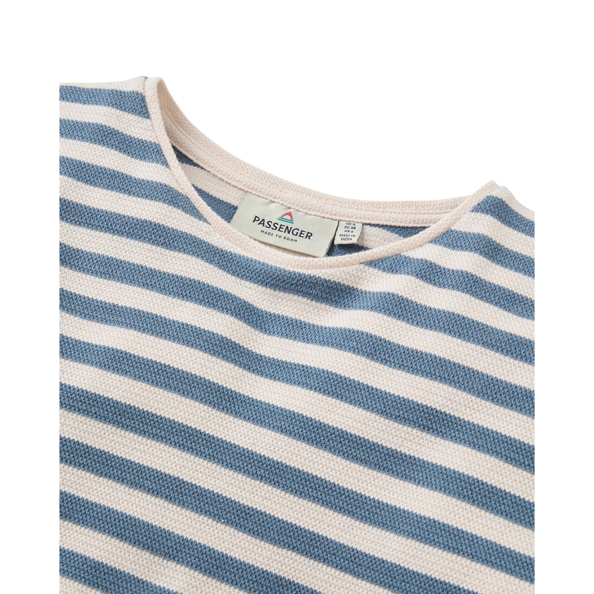 Women's Panorama Striped Long-Sleeve T-Shirt - Blue / White