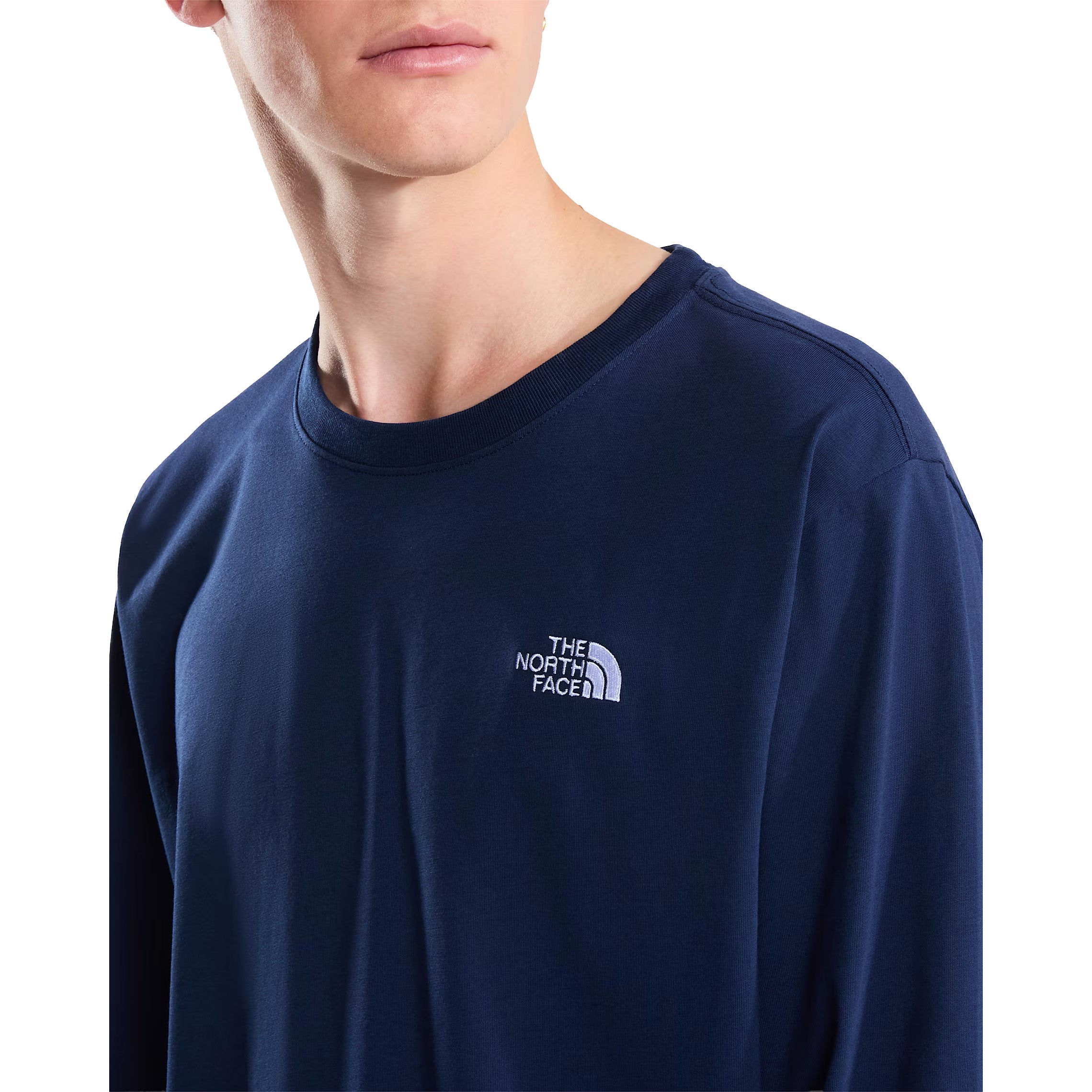 Men's Evolution Simple Dome Regular Long-Sleeve T-Shirt - Navy