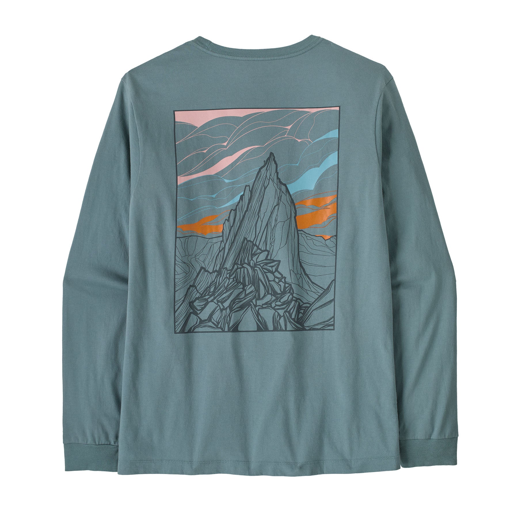 Men's Long-Sleeve Cloud Crag T-Shirt - Blue