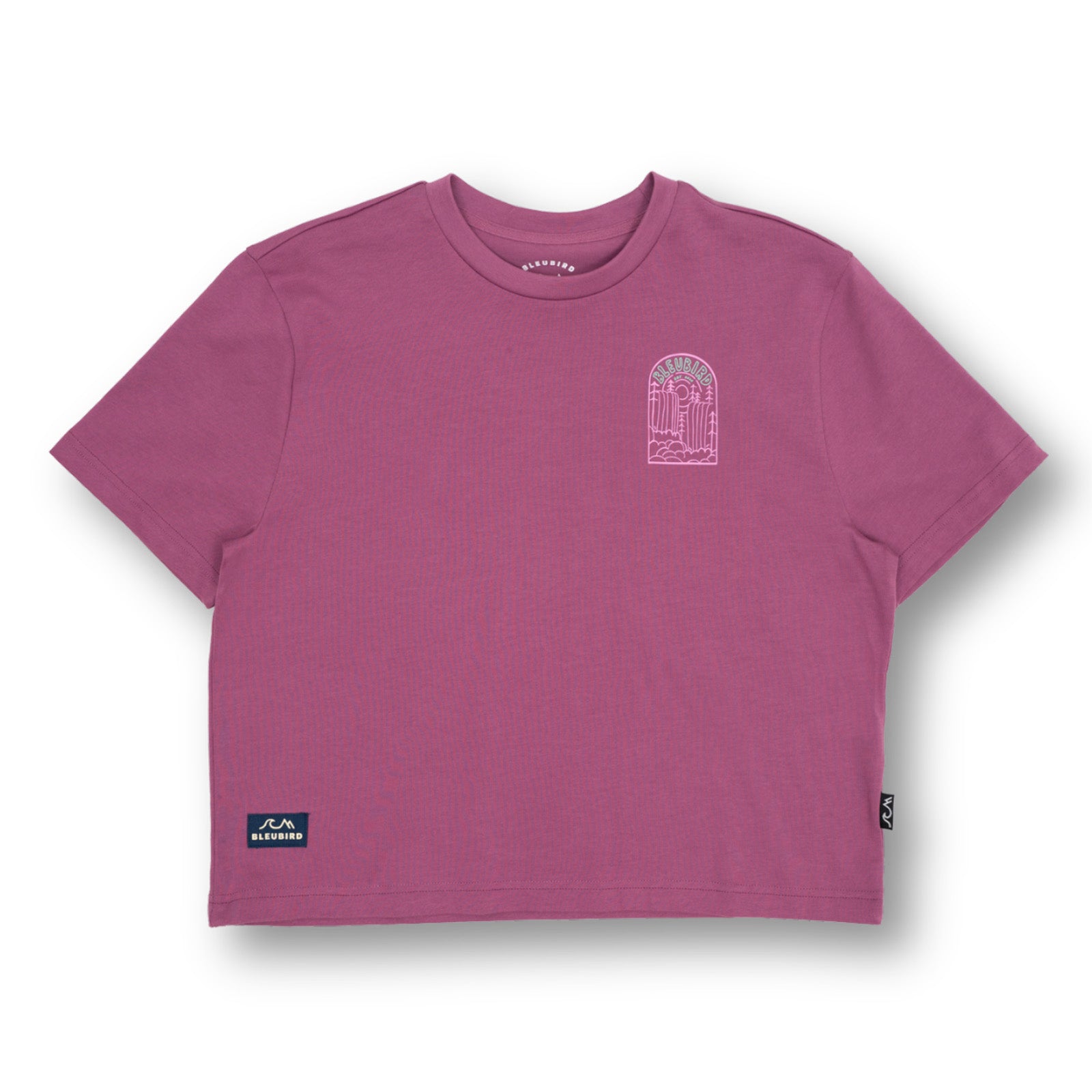 Women's Cascade Cropped T-Shirt - Pink