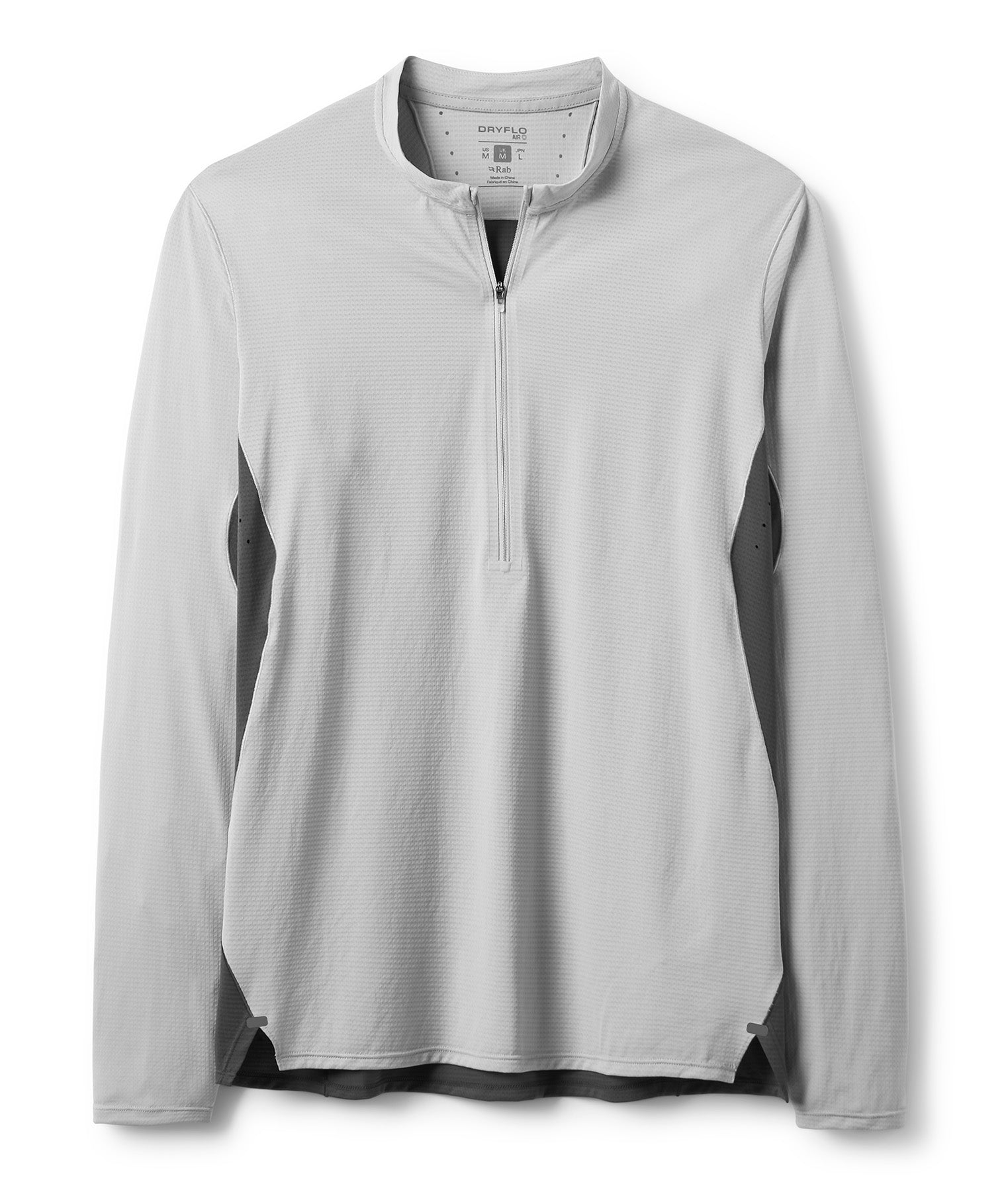 Men's Sonic Ultra Long-Sleeve Zip Top - Grey