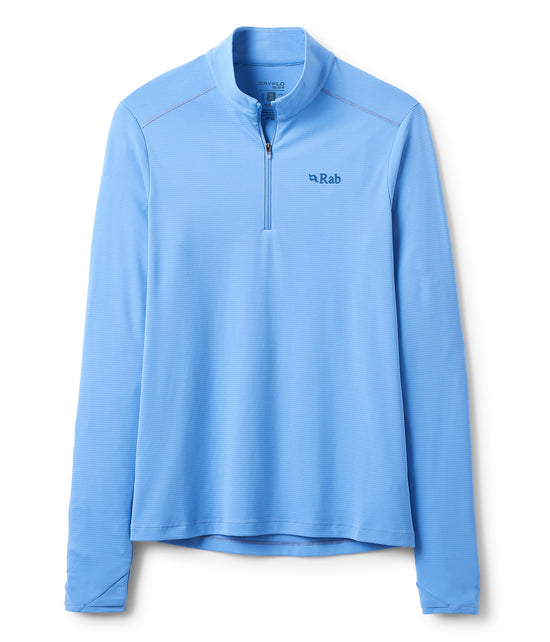 Women's Force Long-Sleeve Zip Top - Blue