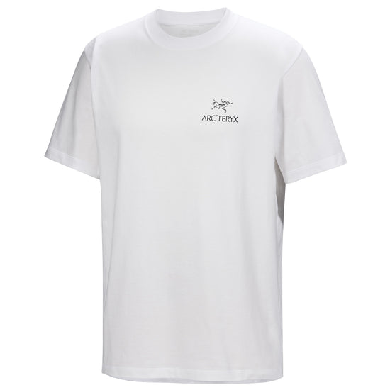 Men's Kragg SL Cotton Bird Word Short-Sleeve T-Shirt - White Light / Black