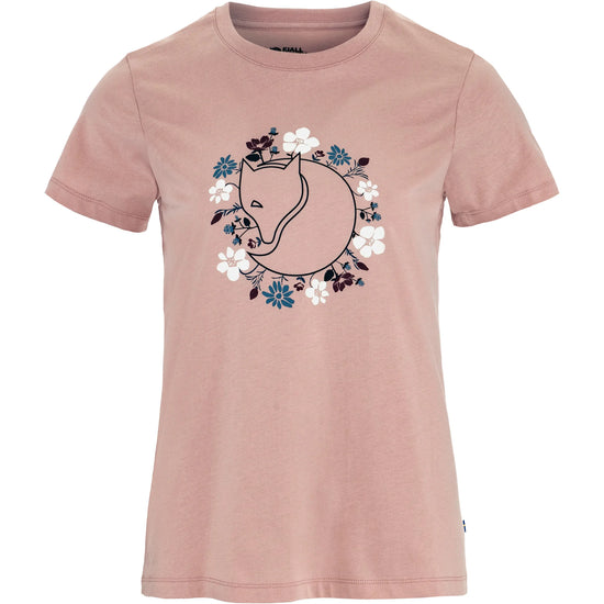 Women's Fjallblomster Fox T-Shirt - Pink