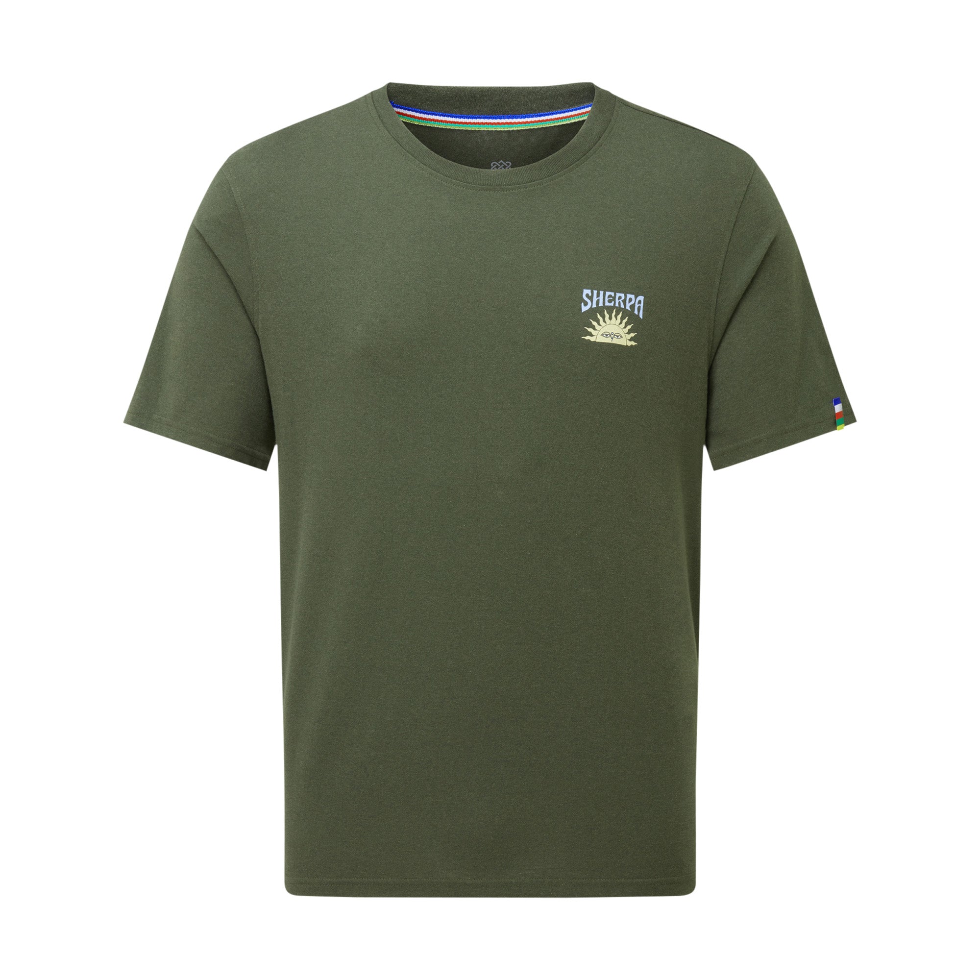 Men's Jutnu Psychedelic T-Shirt - Green