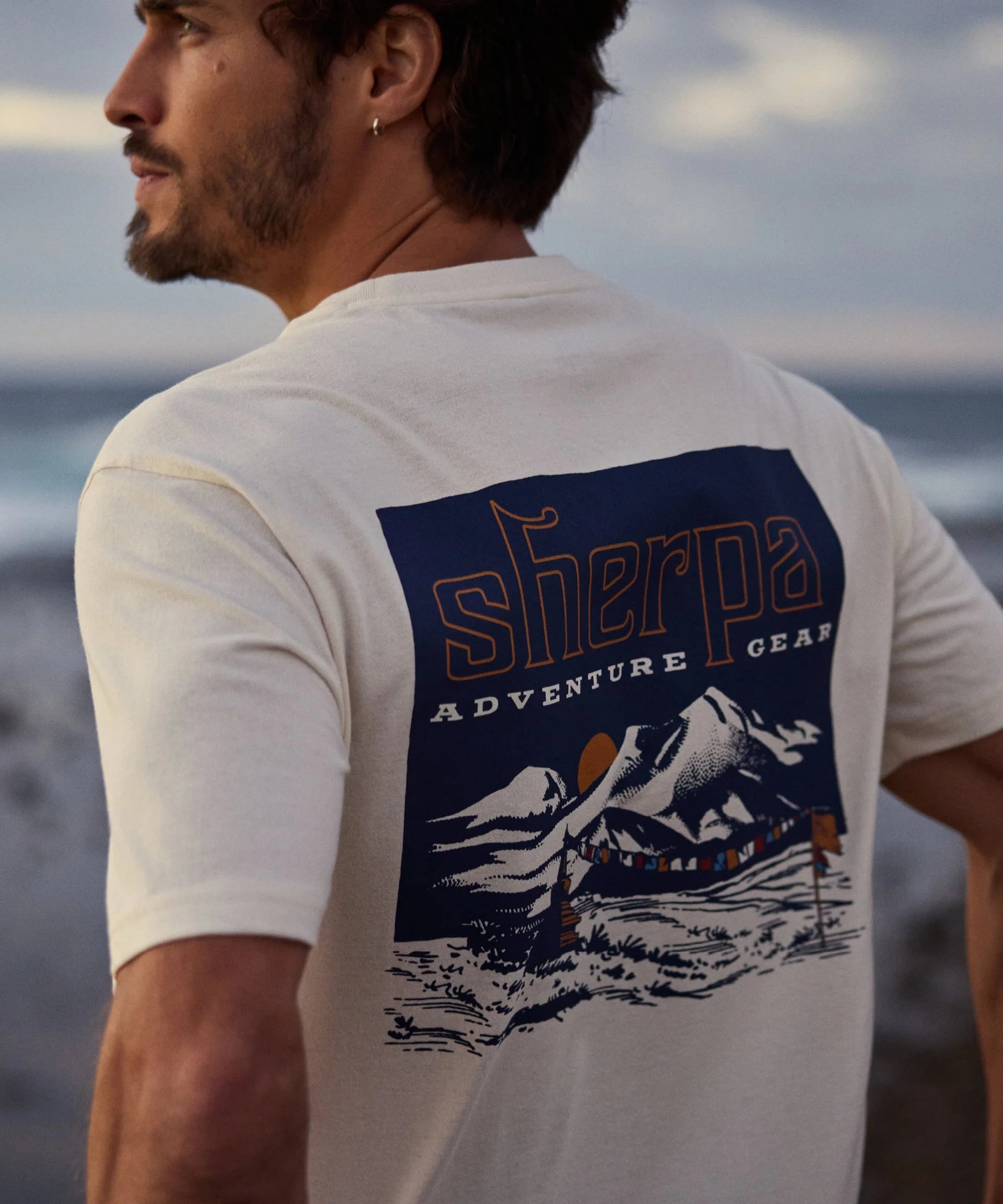 Men's Jutnu Himalayan T-Shirt - Cream