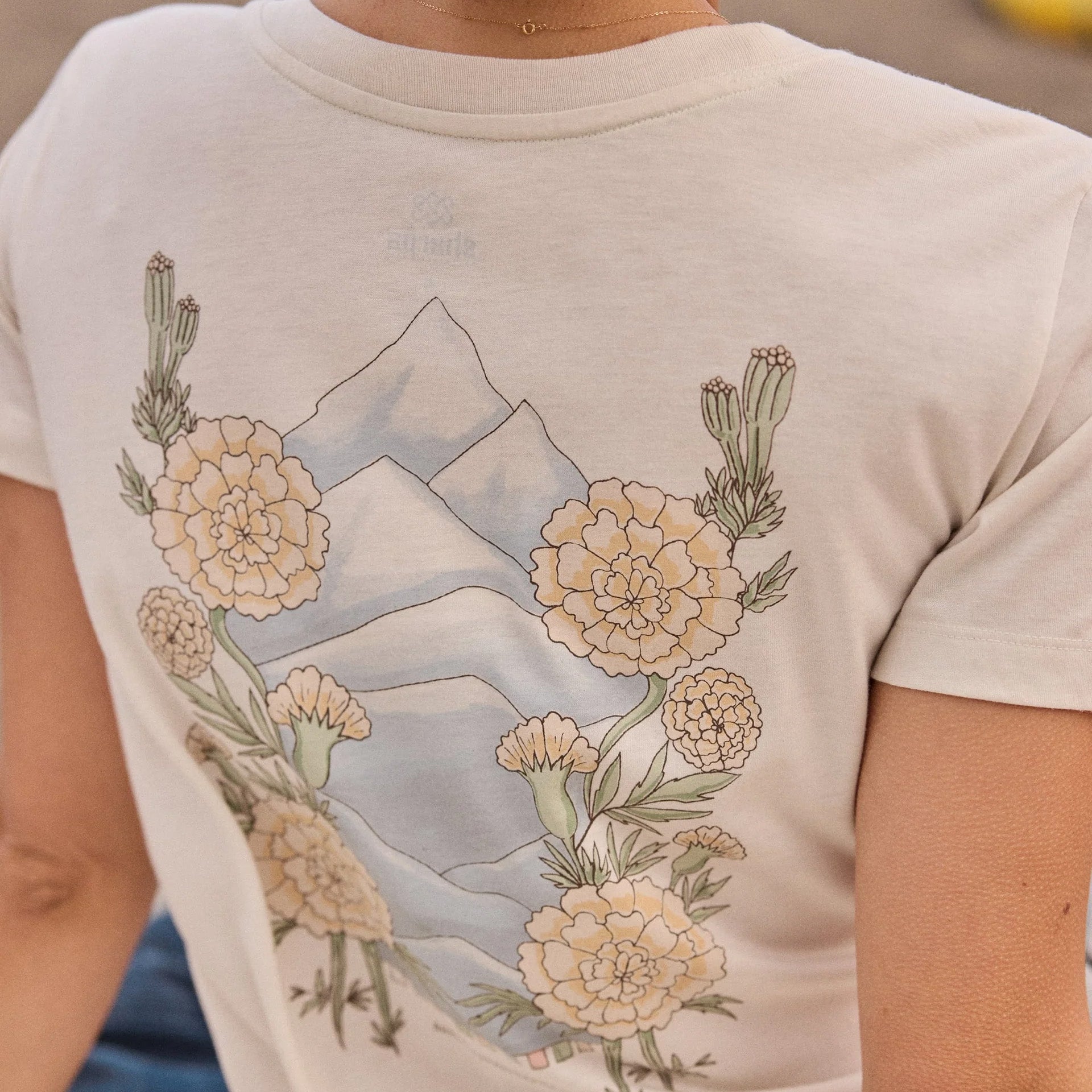 Women's Bali Mountain T-Shirt - Cream