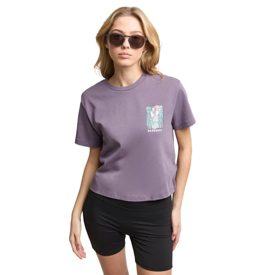 Women's Trailhead Cropped T-Shirt - Purple
