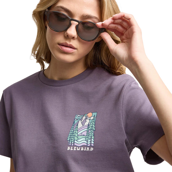 Women's Trailhead Cropped T-Shirt - Purple