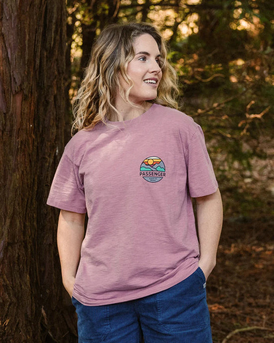Women's Laidback Cotton T-Shirt - Pink