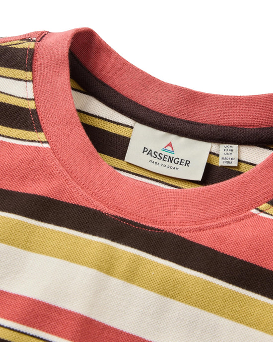 Men's Wild Pine Stripe T-Shirt - Red