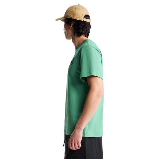 Men's Camping Relaxed Graphic T-Shirt - Green