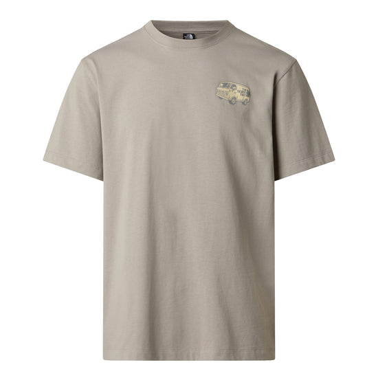 Men's Van Life Relaxed Graphic T-Shirt - Beige