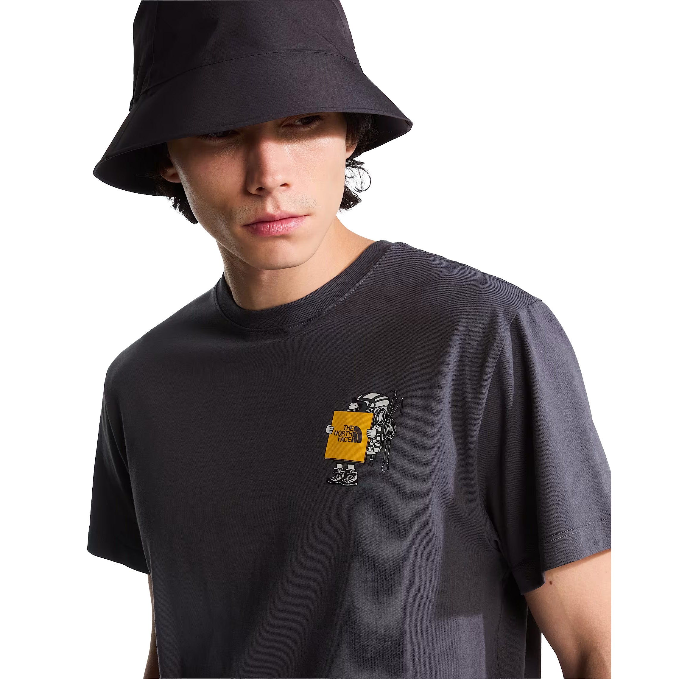 Men's Gear Up Get Out Relaxed Graphic T-Shirt - Grey