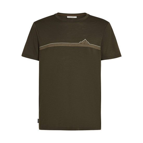 Men's 150 Tech Lite T-Shirt - Range Stripes / Green