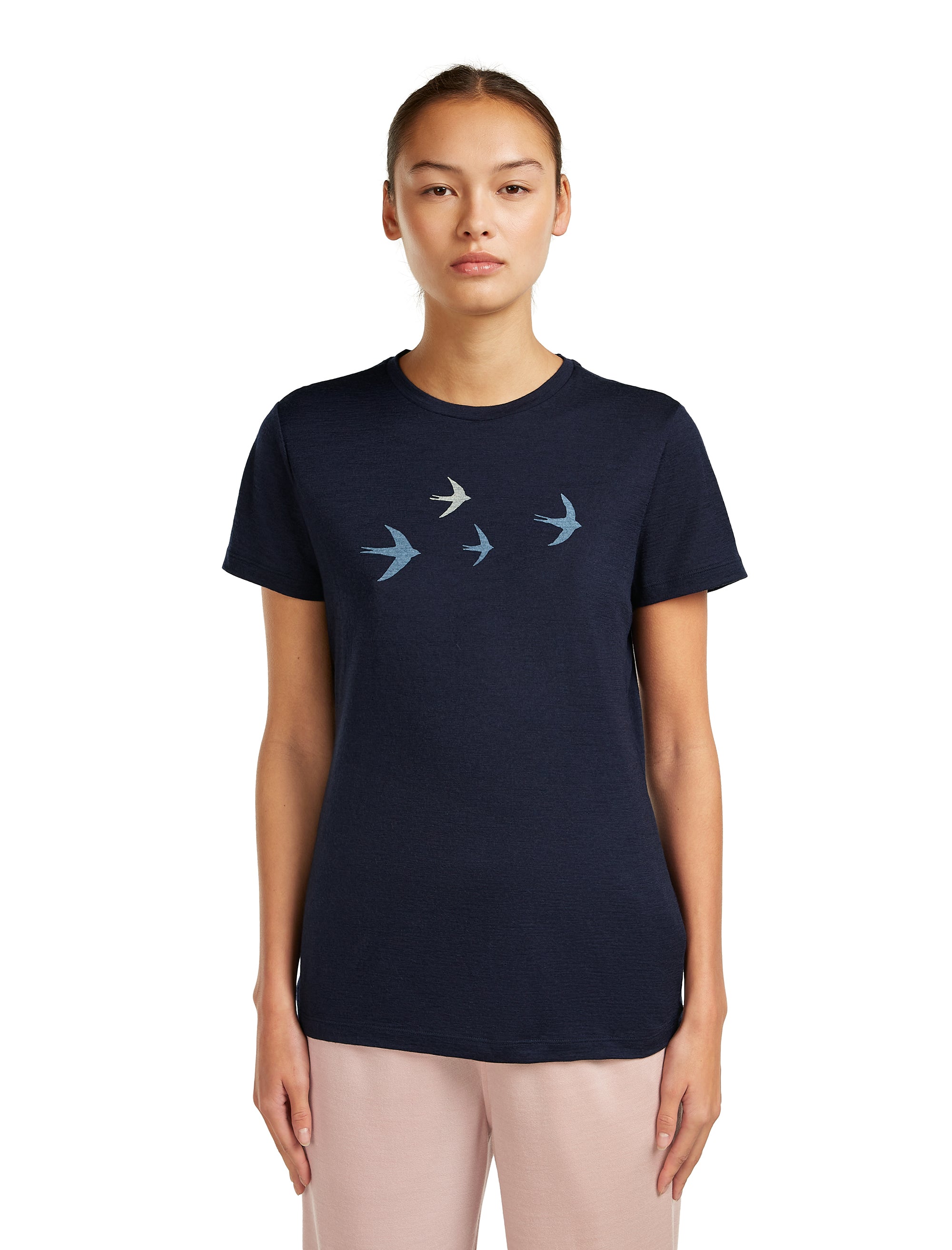 Women's 150 Tech Lite T-Shirt - Bird Transit / Navy