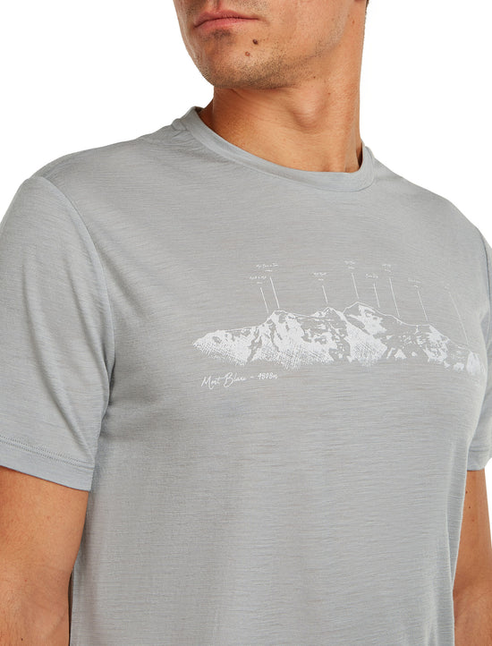 Men's 150 Tech Lite T-Shirt - The Peaks / Grey