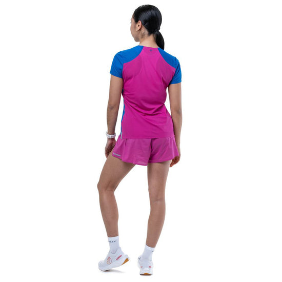 Women's Tech Race Short-Sleeve T-Shirt - Blue / Pink