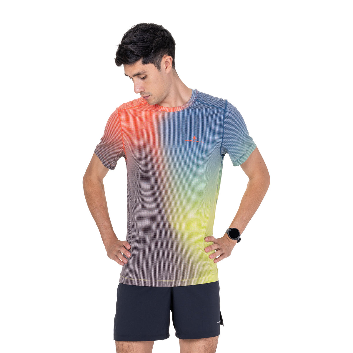 Men's Tech Golden Hour T-Shirt - Red / Multi