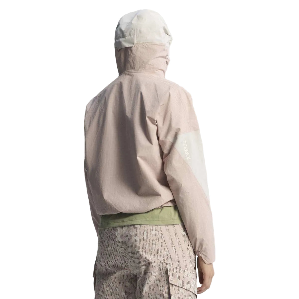 Women's Xploric 2L Rain Jacket - Beige / Pink