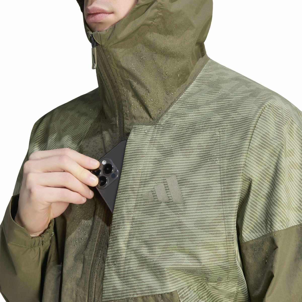 Men's Xperior 2.5L Hybrid Waterproof Jacket - Green