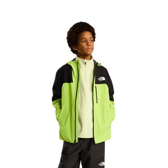 Teens' Hike Packable Waterproof Shell Jacket - Yellow / Black