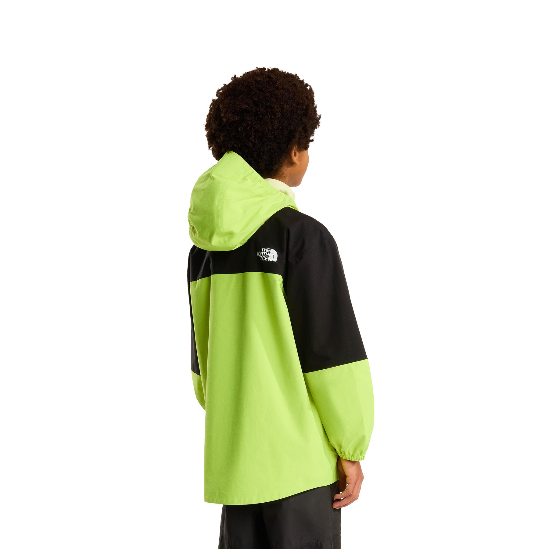 Teens' Hike Packable Waterproof Shell Jacket - Yellow / Black