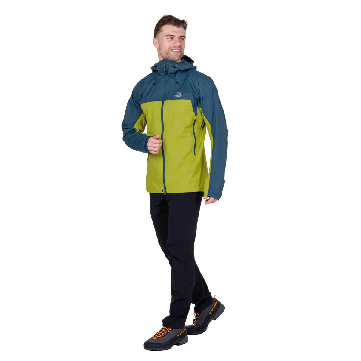Men's Raintower Jacket - Blue / Green