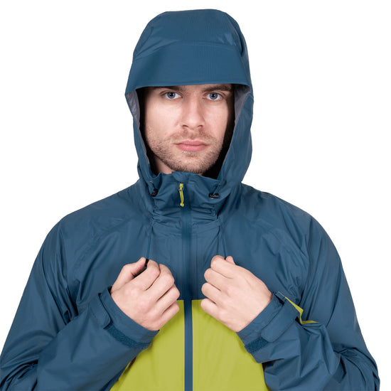 Men's Raintower Jacket - Blue / Green