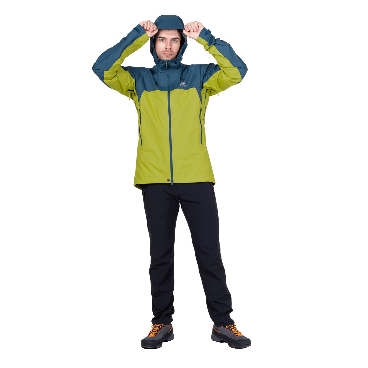 Men's Raintower Jacket - Blue / Green
