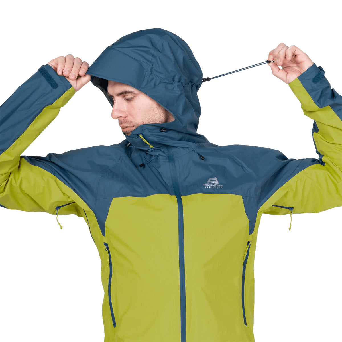 Men's Raintower Jacket - Blue / Green