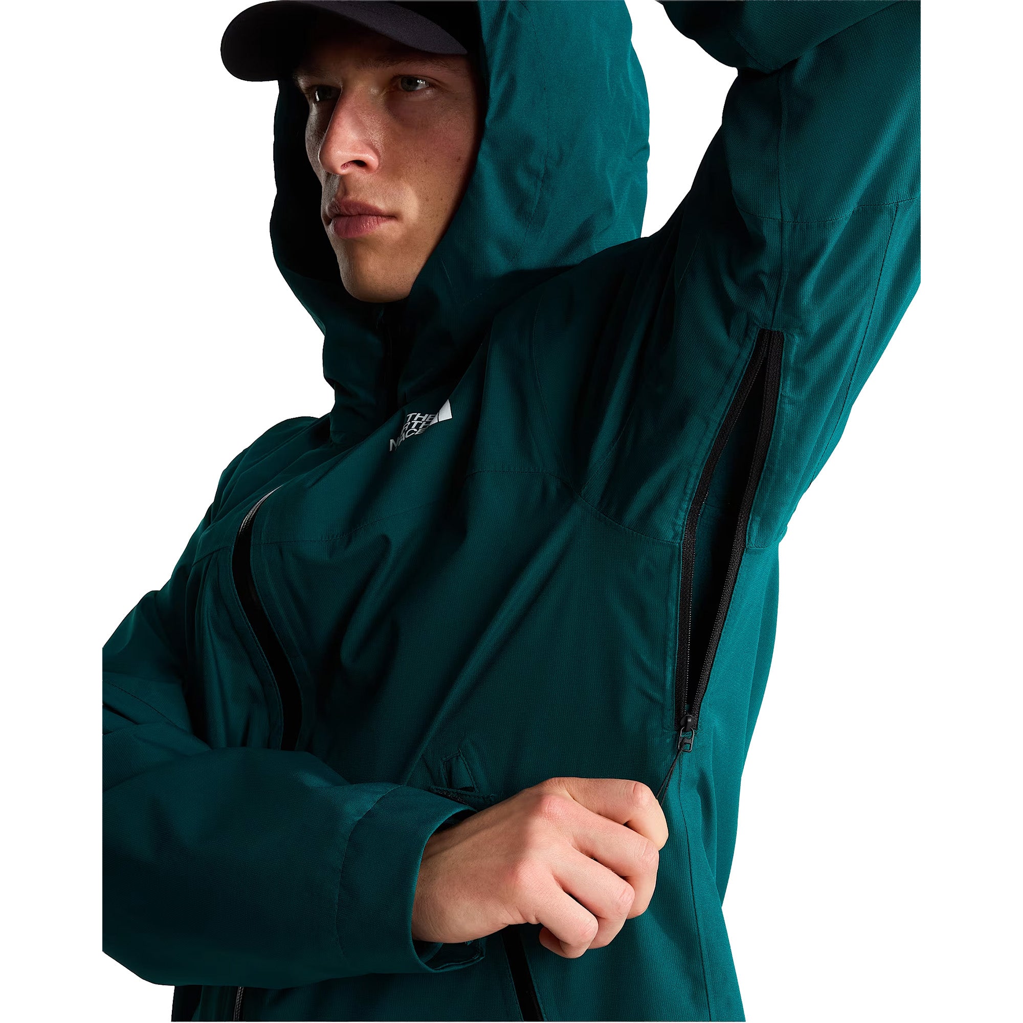 Men's DryVent™ Zip-In Waterproof Jacket - Teal