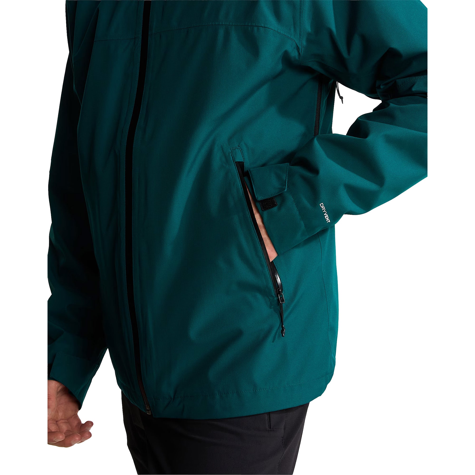 Men's DryVent™ Zip-In Waterproof Jacket - Teal