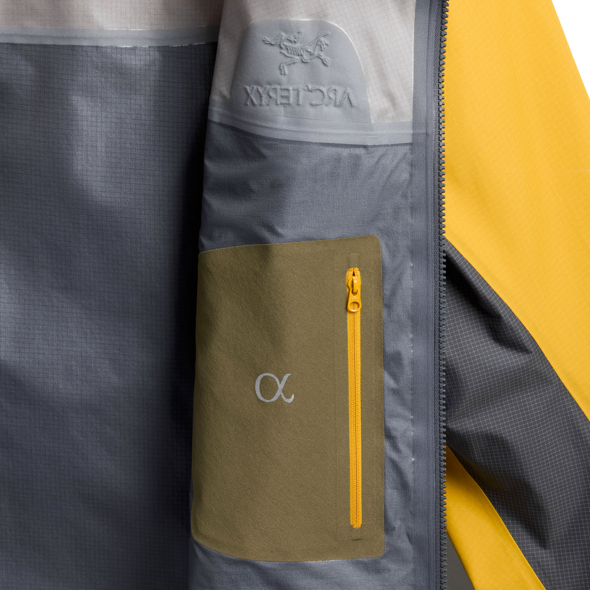 Men's Alpha Jacket - Larch / DK Grey