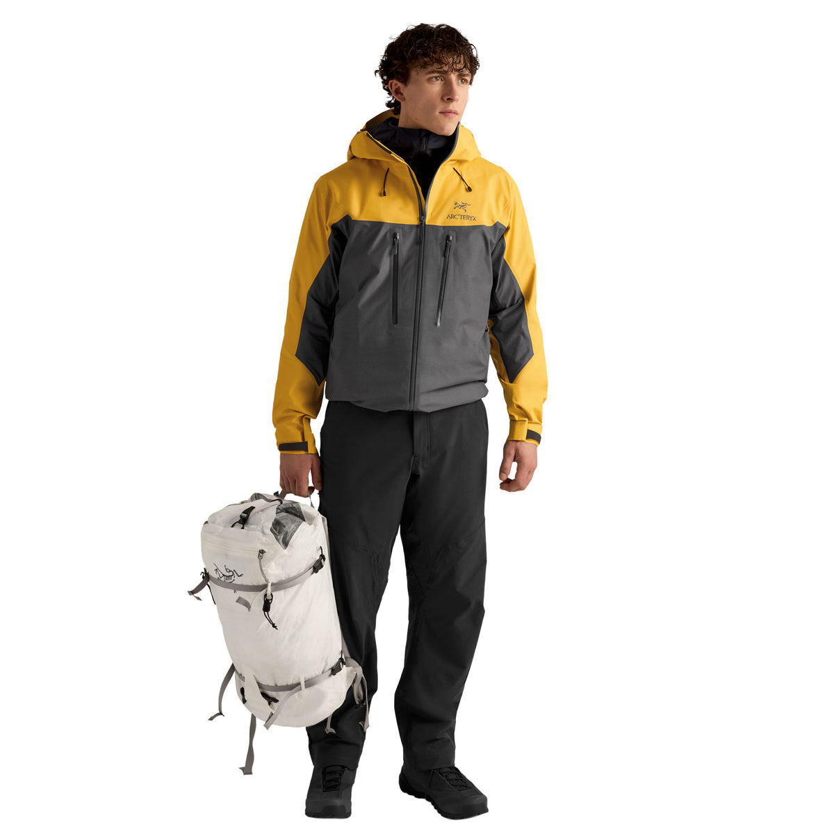 Men's Alpha Jacket - Larch / DK Grey