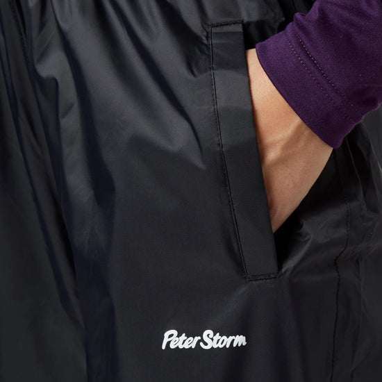 Women's Packable Waterproof Pants - Black