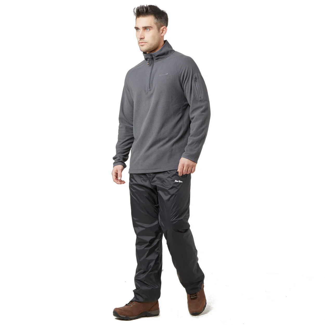 Men's Packable Waterproof Pants - Black