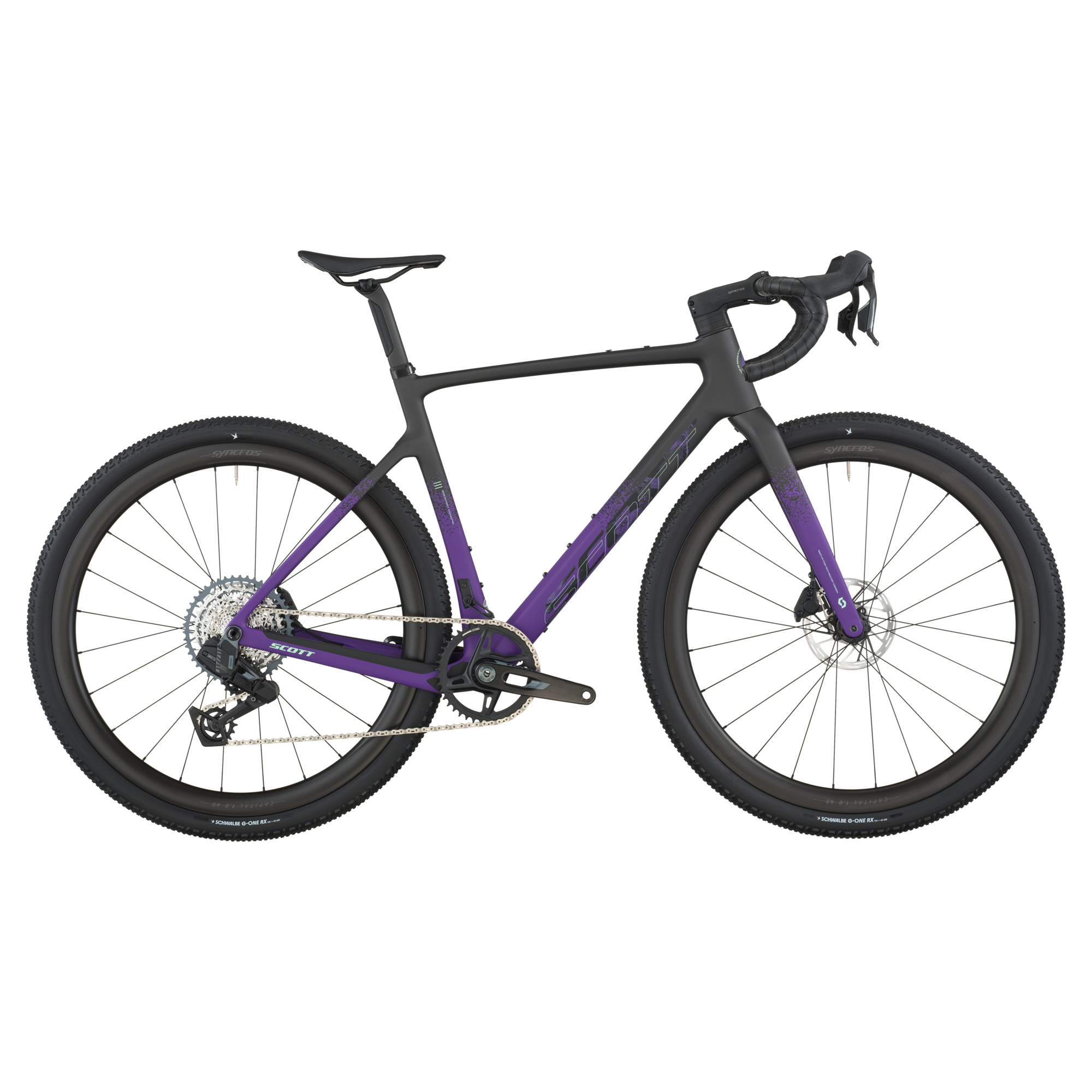 Addict Gravel 20 Gravel Bike - Black / Purple