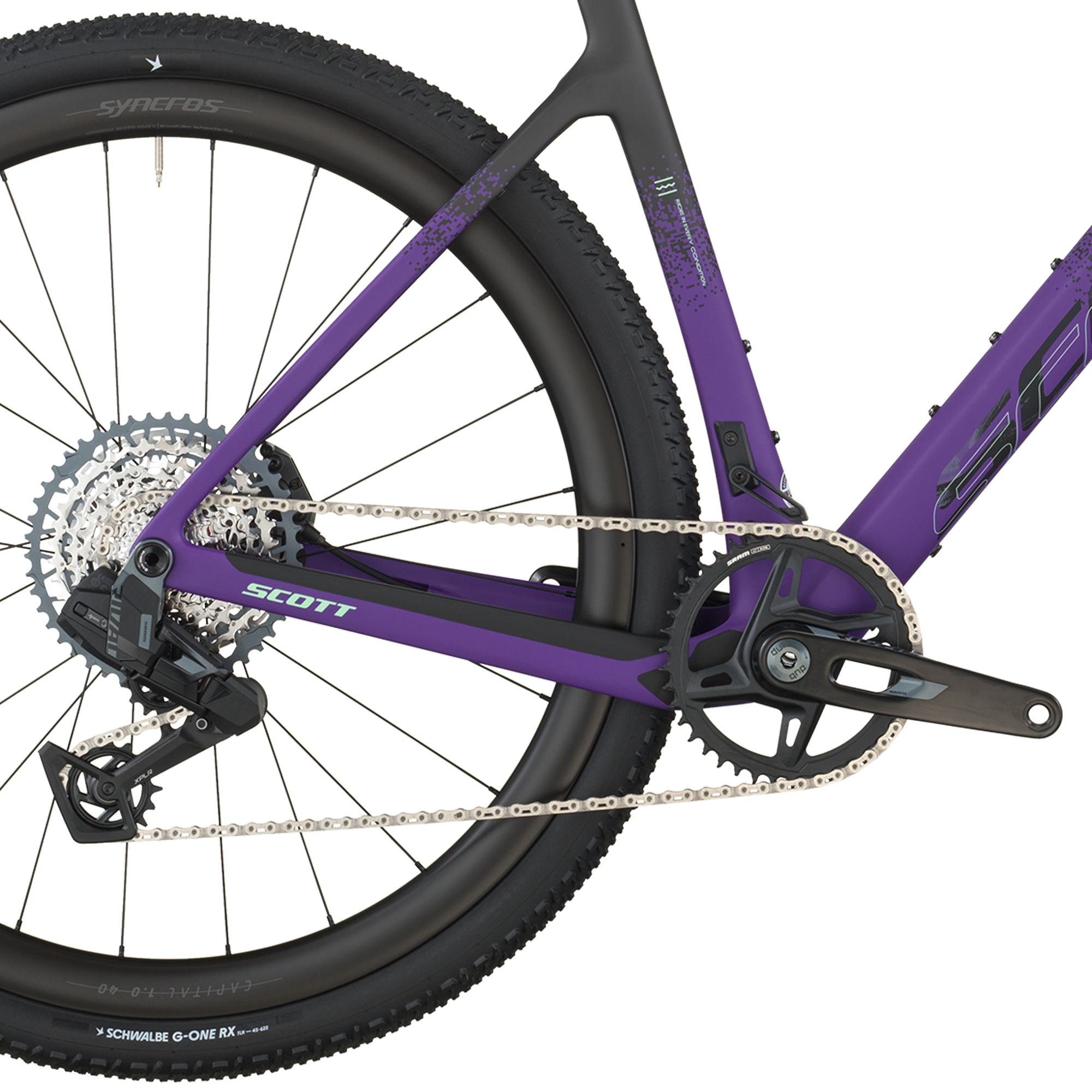 Addict Gravel 20 Gravel Bike - Black / Purple