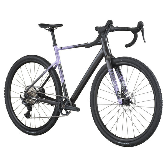 Speedster Gravel 10 Gravel Bike - Black / Purple
