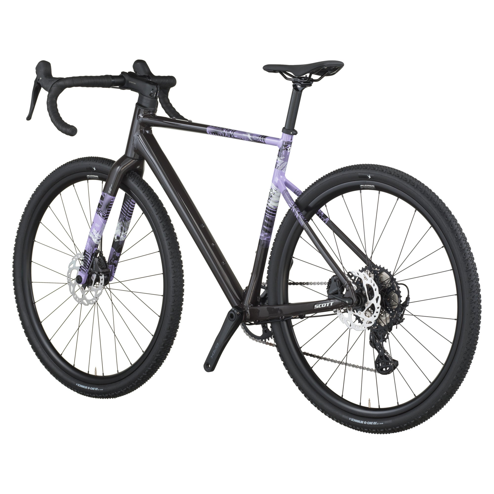 Speedster Gravel 10 Gravel Bike - Black / Purple