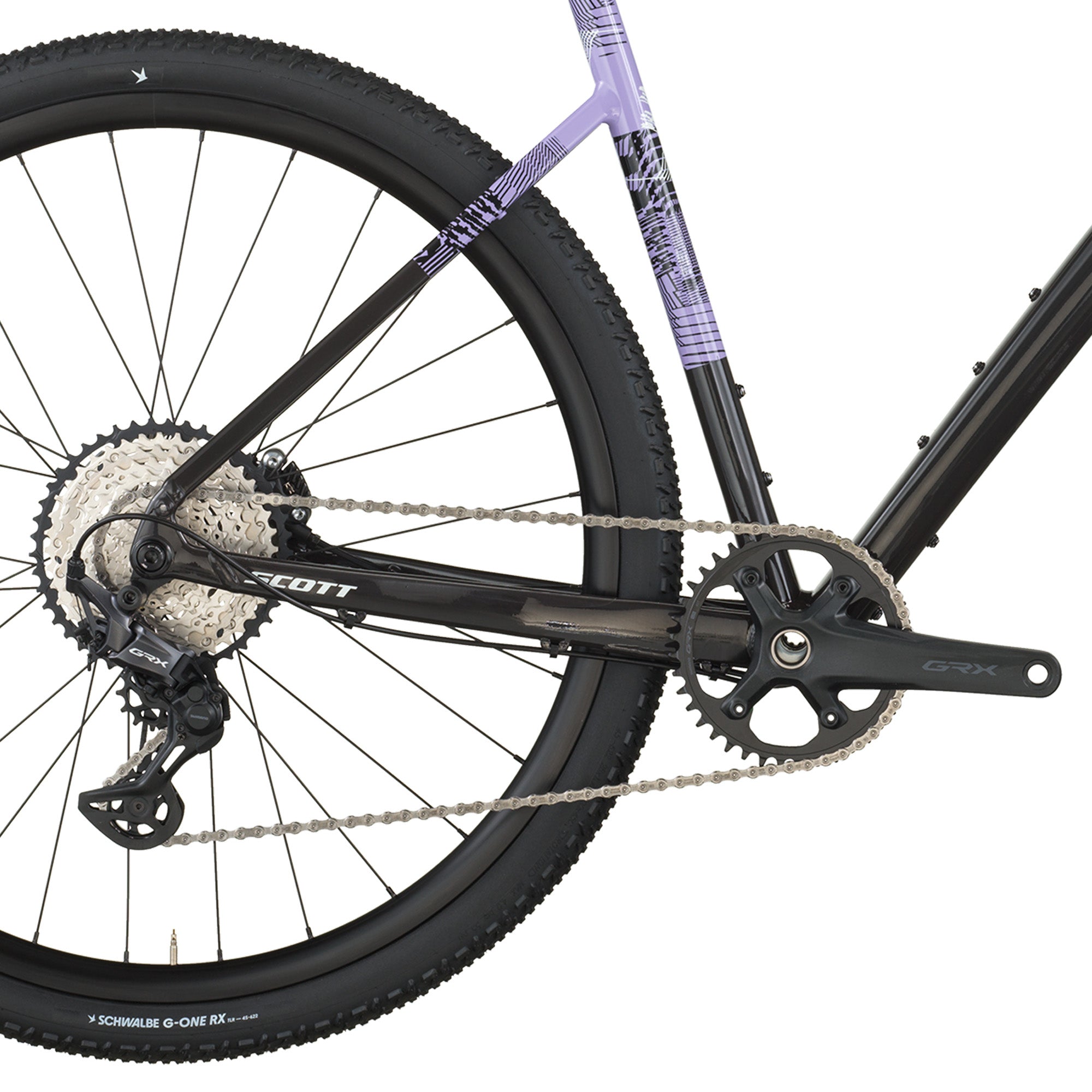 Speedster Gravel 10 Gravel Bike - Black / Purple
