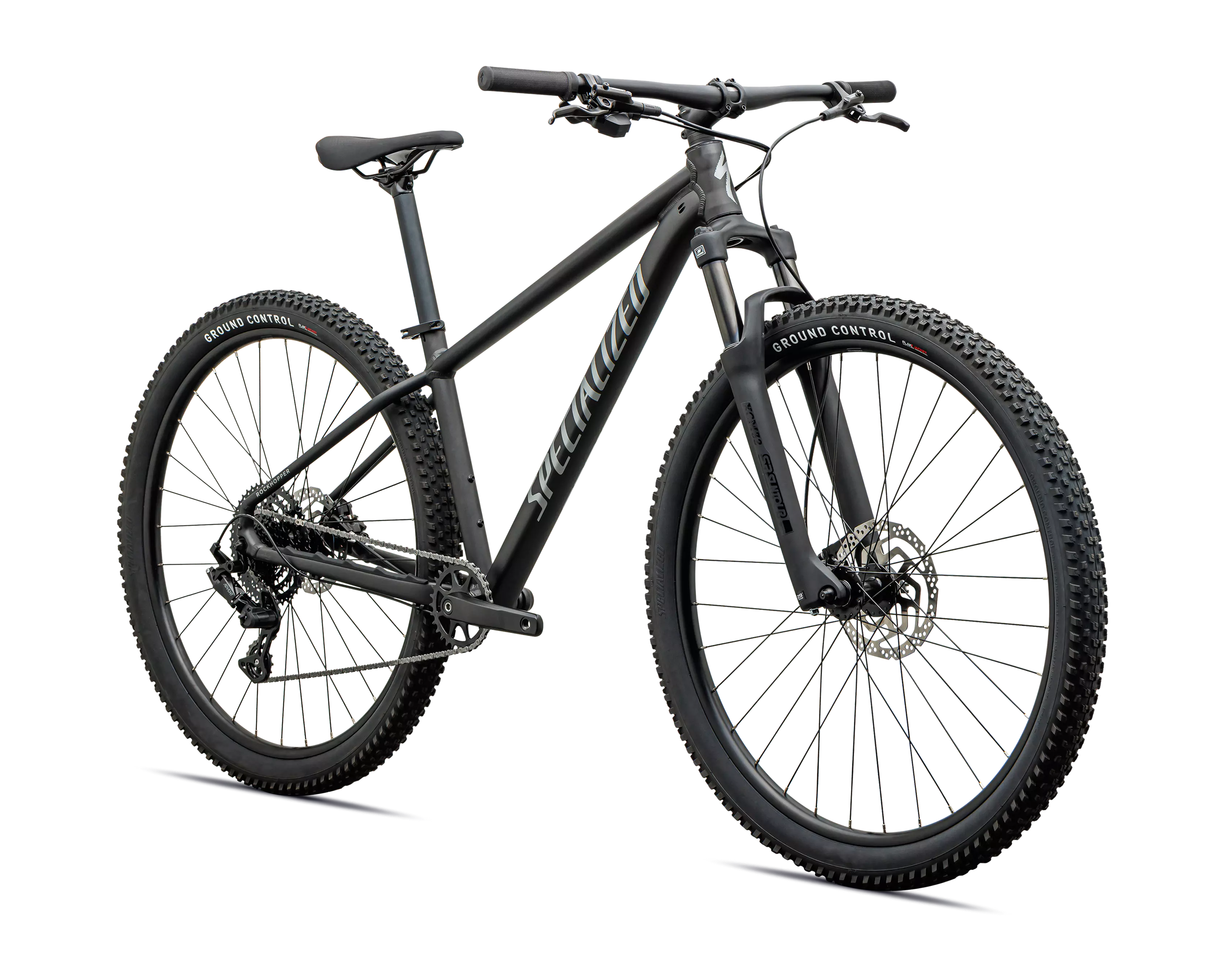 Mountain bike on a white background