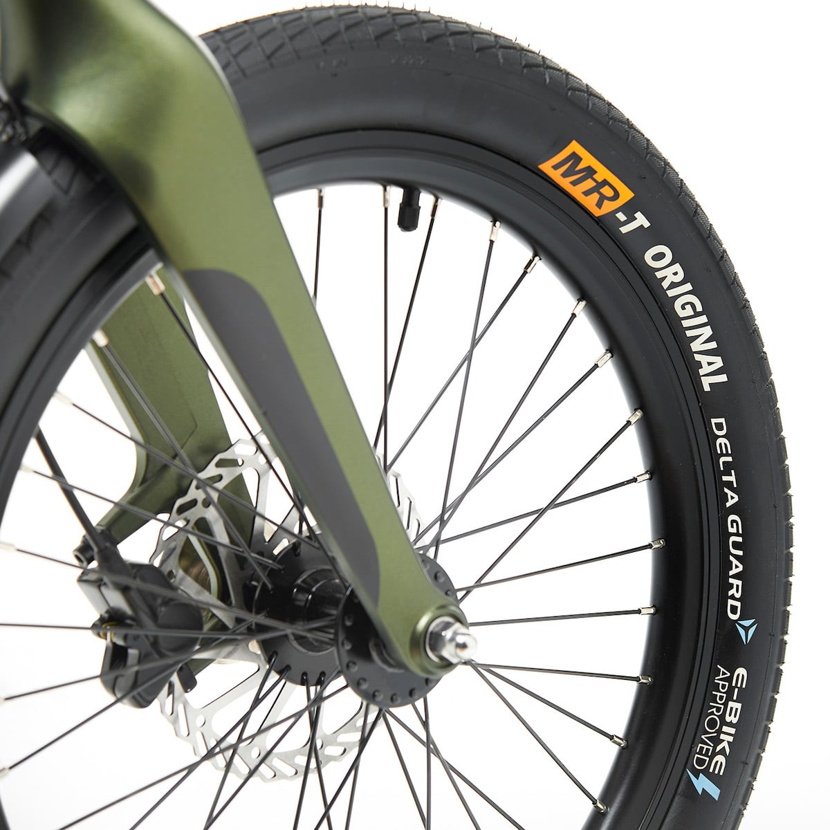 MiRiDER 20" Compact Folding E-Bike - Green