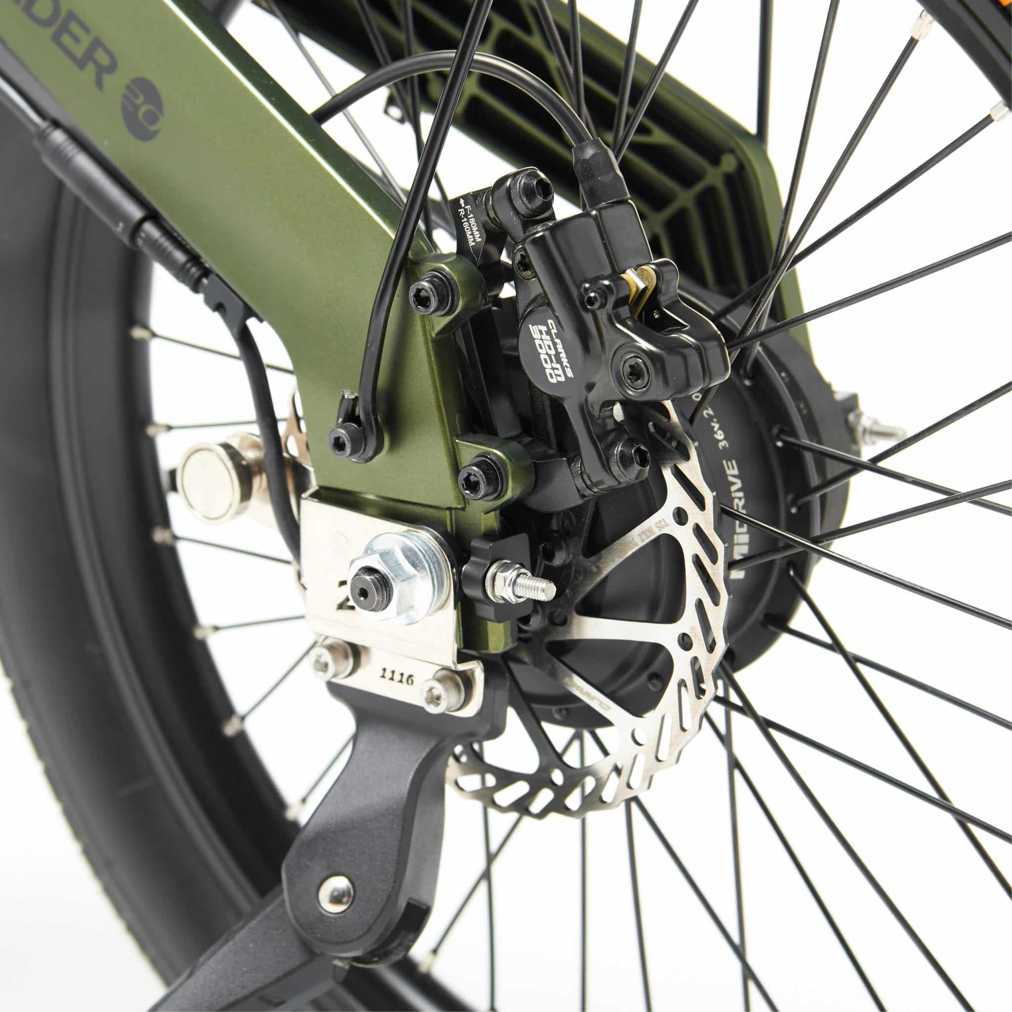 MiRiDER 20" Compact Folding E-Bike - Green