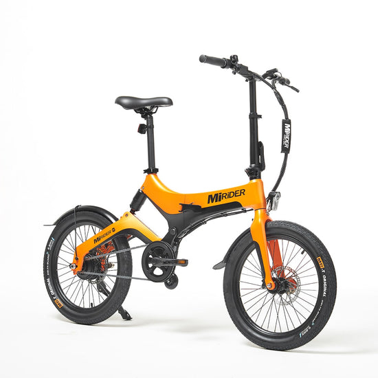 MiRiDER 20" Compact Folding E-Bike - Orange