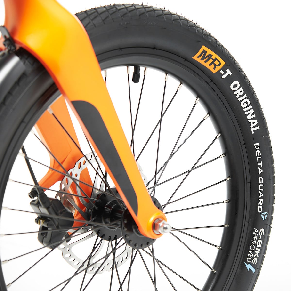 MiRiDER 20" Compact Folding E-Bike - Orange