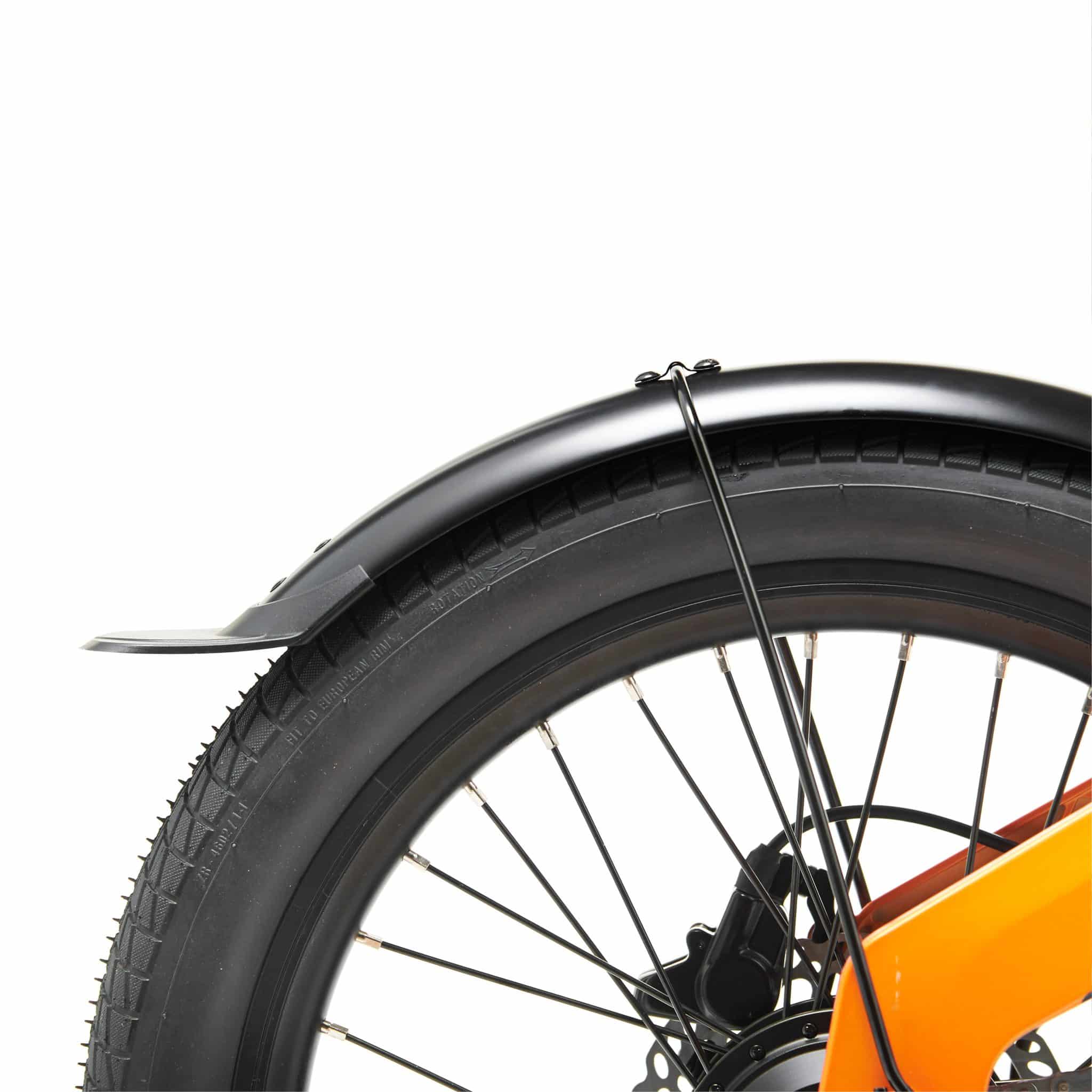 MiRiDER 20" Compact Folding E-Bike - Orange
