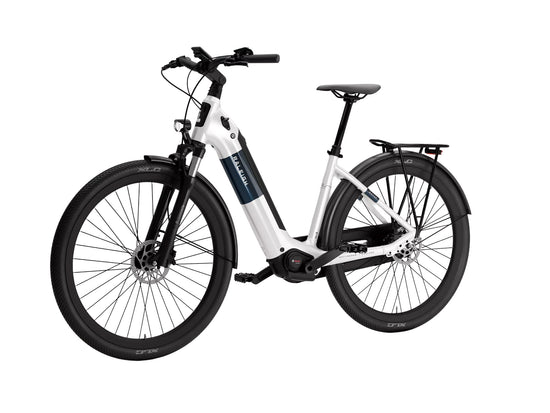 Motus Low Step Hub Gear Hybrid E-Bike - White
