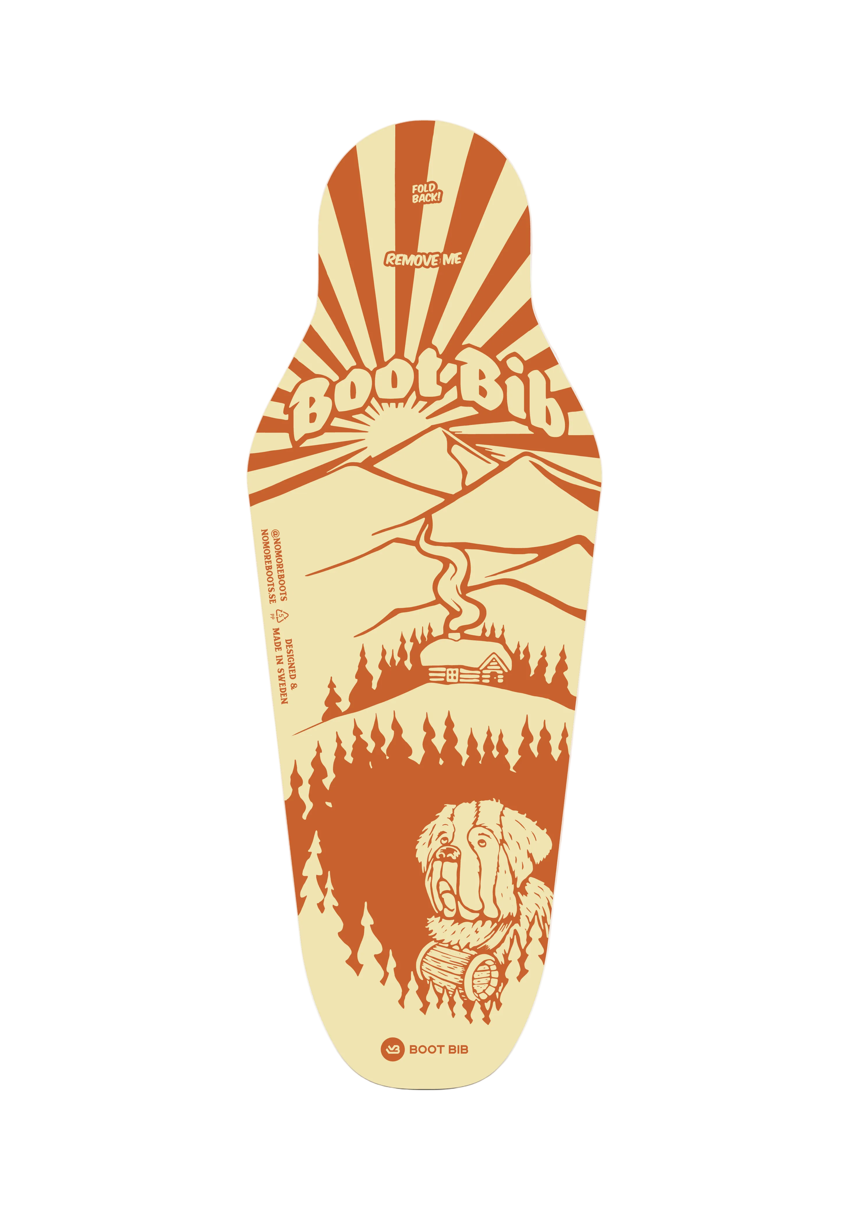 The Boot Bib - Orange